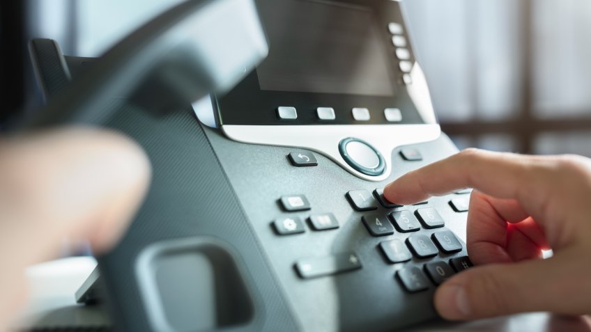 Dialing telephone keypad concept for communication, contact us and customer service support.
