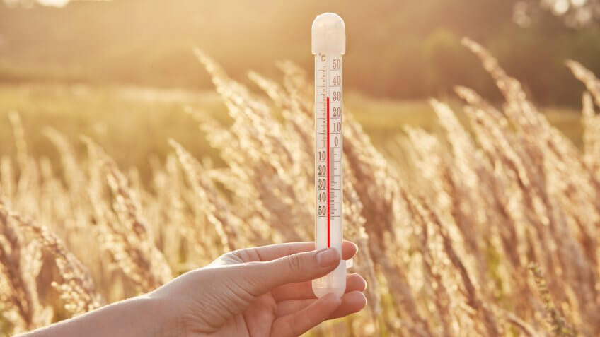 thermometer reading outside