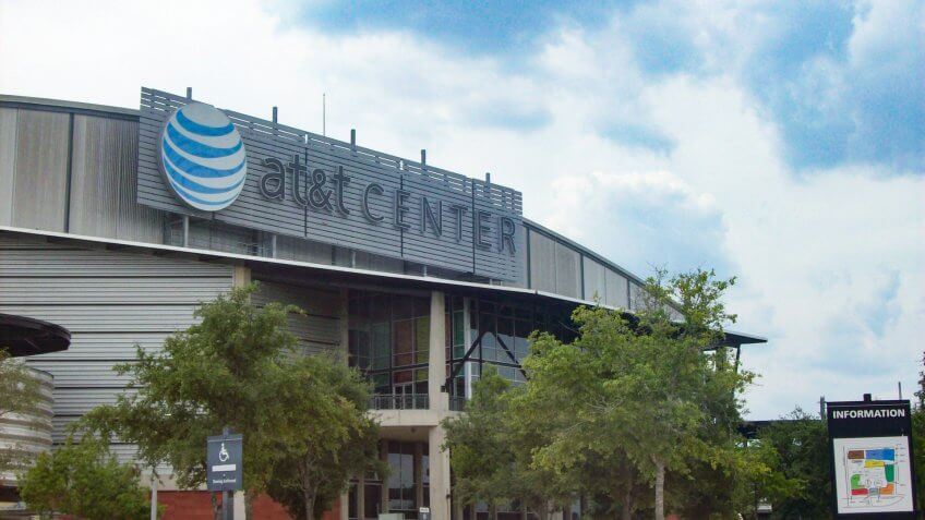 AT&T Center in San Antonio.