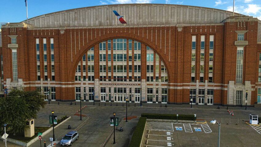 DALLAS, TEXAS/UNITED STATES- JANUARY 19, 2016: American Airlines Center in Dallas - Image.