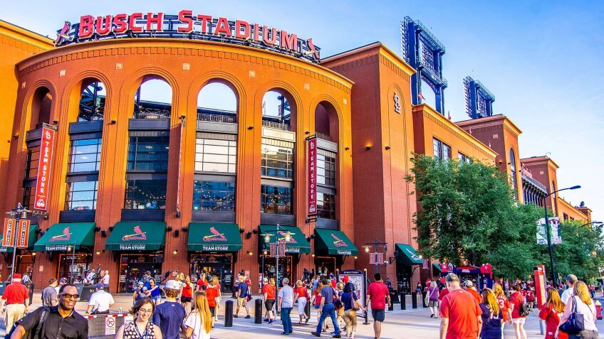 Busch Stadium game day