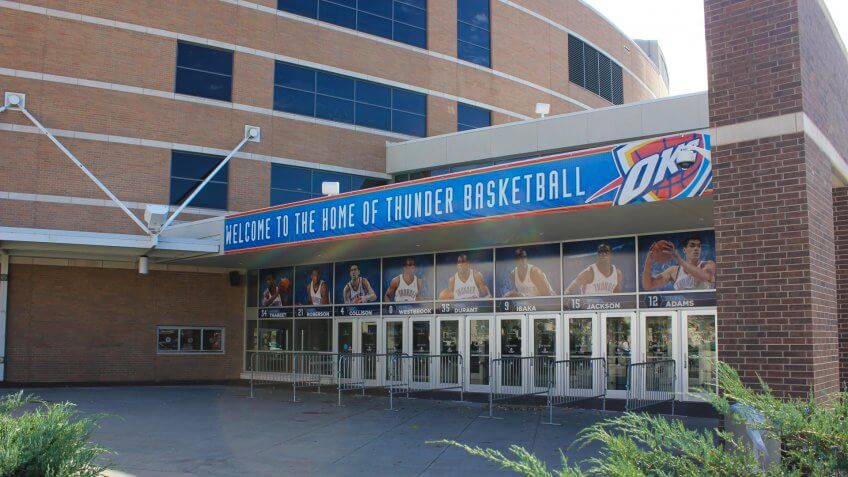 Chesapeake Energy Arena in Oklahoma City.