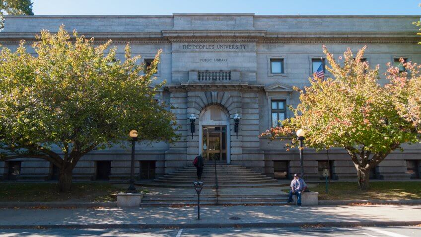 Fall River Public Library, Massachusetts.