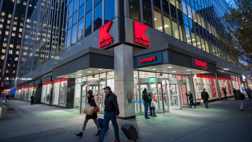 New York NY/USA-December 8, 2016 A KMart store in New York - Image.
