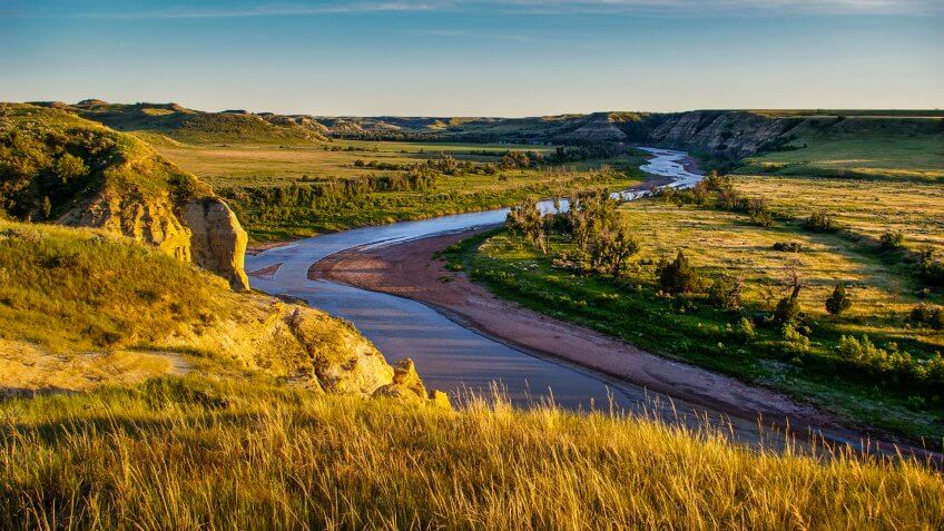 North Dakota Badlands.