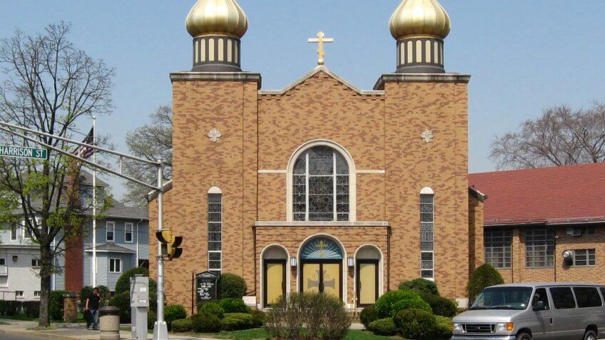 Russian Orthodox Church on Lexington Avenue in Passaic, New Jersey.