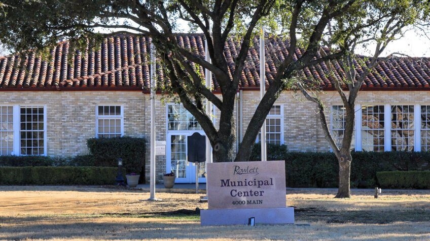 Rowlett, Texas Municipal Center.