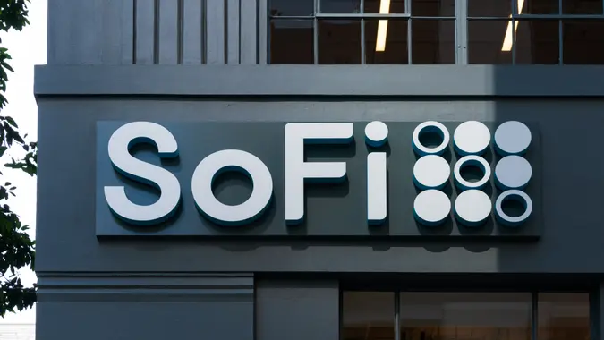 SoFi headquarters facade.