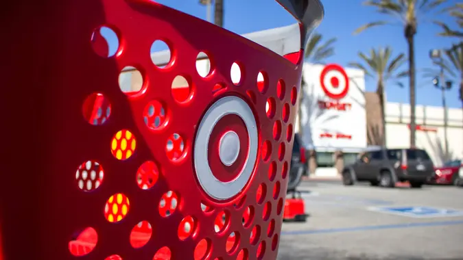 Target store shopping cart