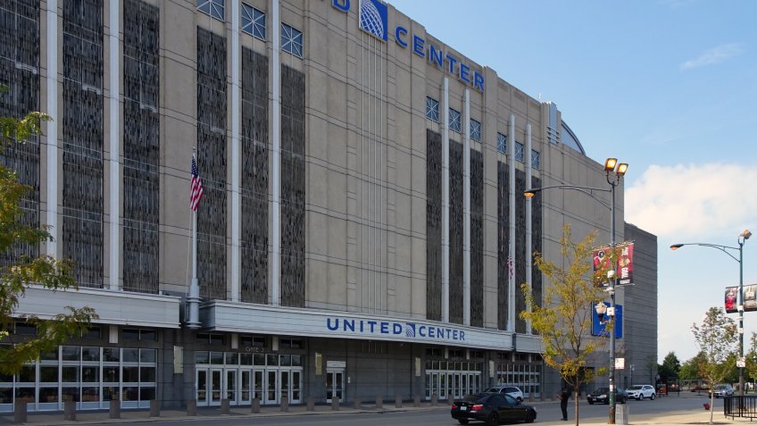 United Center in Chicago.