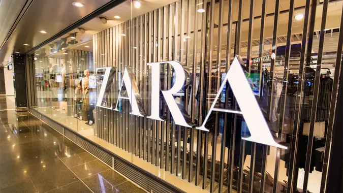 HONG KONG-AUGUST 15, 2017: Zara store at the Hong Kong International Airport.