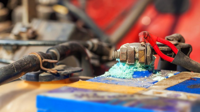 corroded battery connection