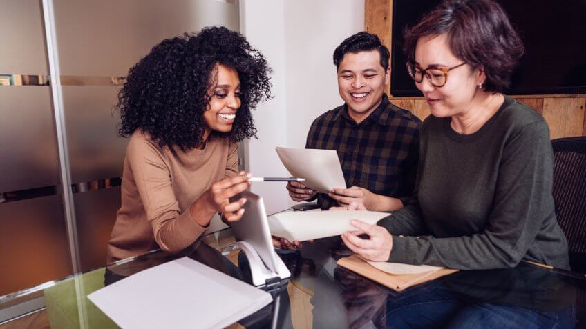 couple applying for a personal loan.