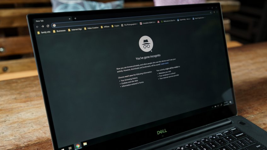 incognito mode on Google Chrome browser