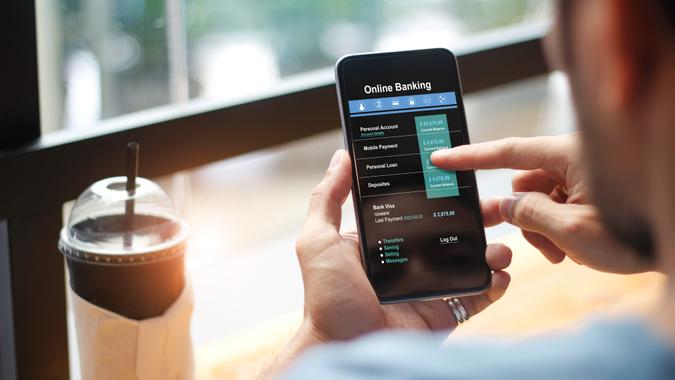 Mobile banking.