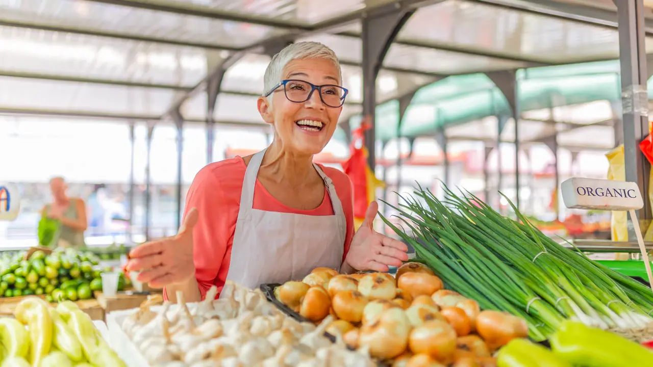 Buy Local at the Farmer's Market.