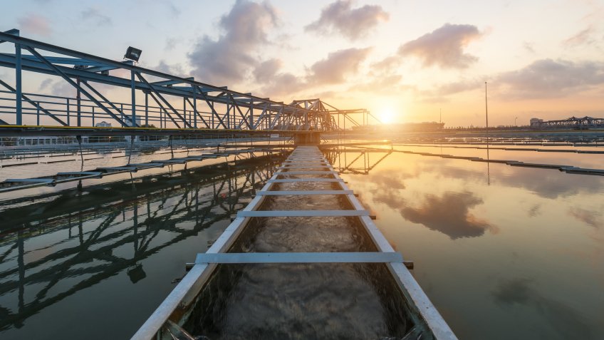 water treatment plant facility