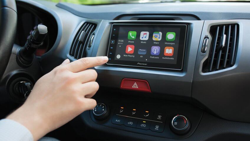 Apple CarPlay in new vehicle
