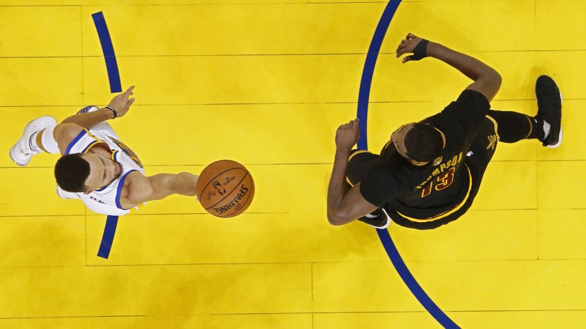 Golden State Warriors versus Cleveland Cavaliers
