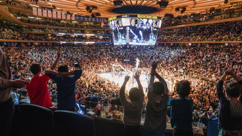 Madison Square Garden New York Knicks stadium