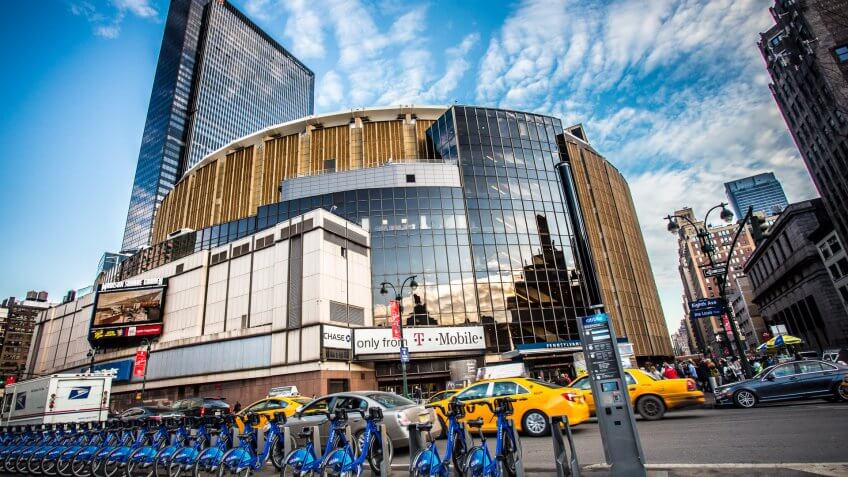 Madison Square Garden New York Knicks stadium