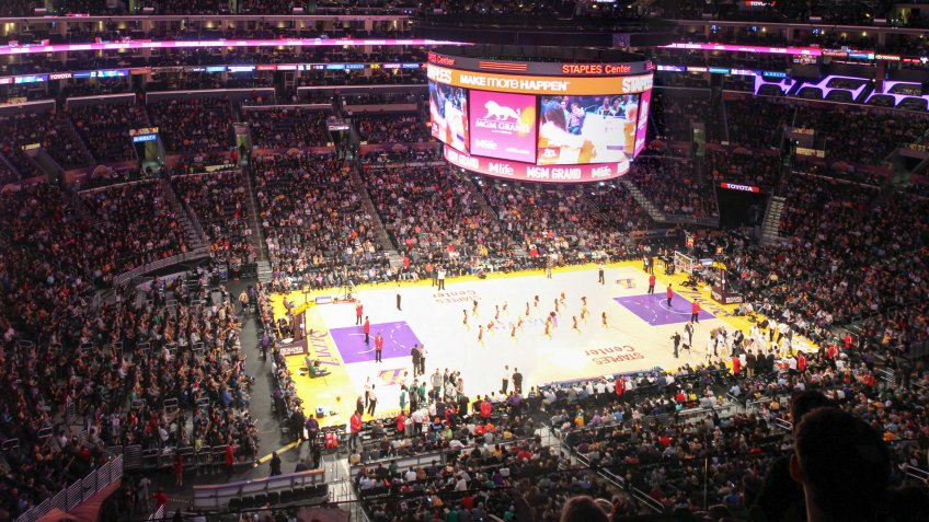 Staples Center Los Angeles Lakers
