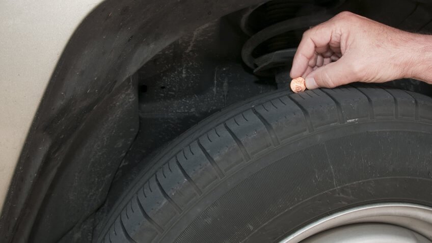 checking car tread