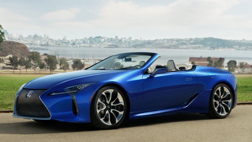 2021 Lexus LC 500 Convertible.