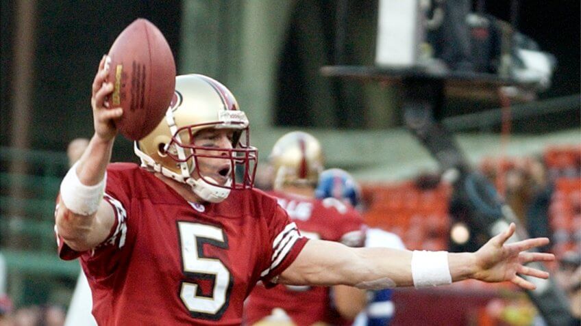 49ers San Francisco quarterback Jeff Garcia