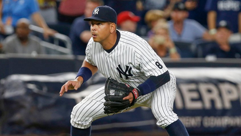 Alex Rodriguez New York Yankees' Alex Rodriguez plays third base during the ninth inning of his final baseball game as a Yankee player, against the Tampa Bay Rays at Yankee Stadium in New York, .