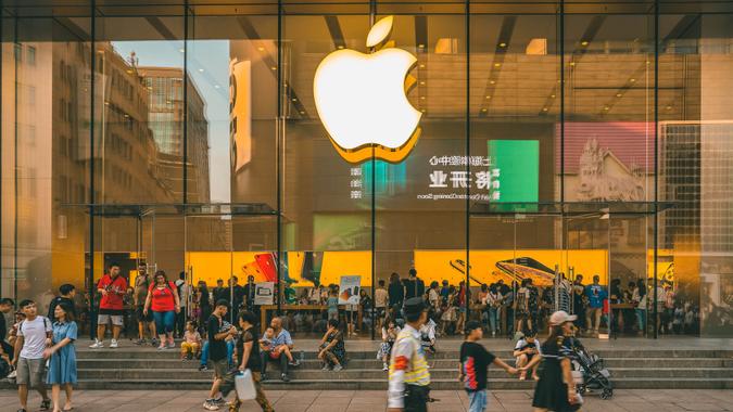 Apple electronic technology store in China shutterstock 1616369752