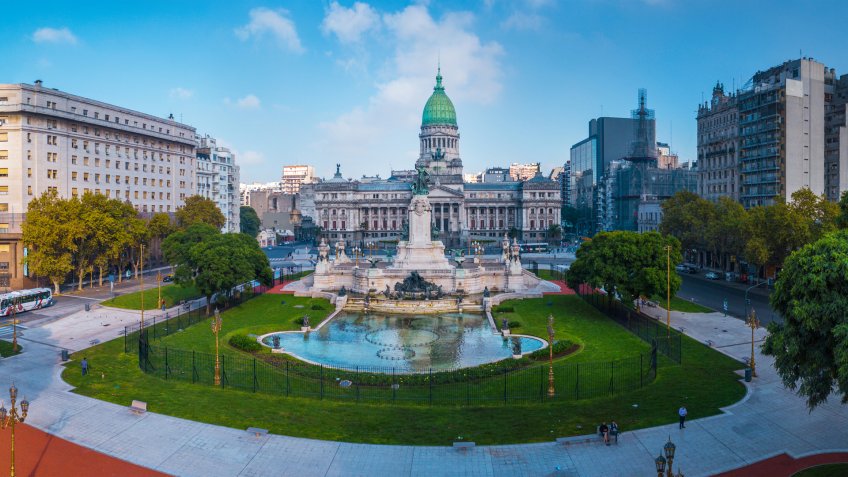 Panorama of the city of Buenos Aires.