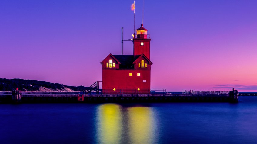 Big Red Lighthouse,Holland, Michigan.