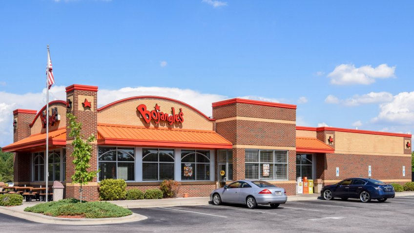 WILSON, NC - MAY 20, 2017: A Bojangle's Chicken 'n Biscuits restaurant in Wilson, NC.