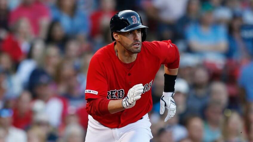 Boston Red Sox designated hitter J.D. Martinez