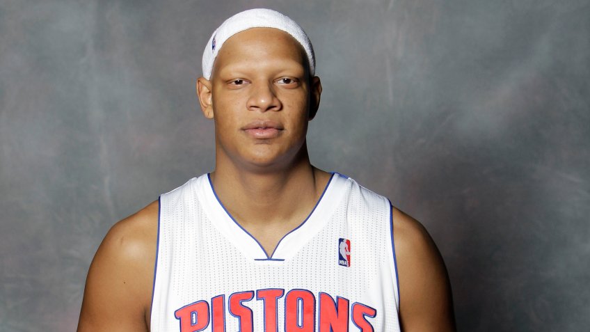 Charlie Villanueva Detroit Pistons center Charlie Villanueva is photographed during the team's media day at the Palace of Auburn Hills, MichPistons Media Day Basketball, Auburn Hills, USA.
