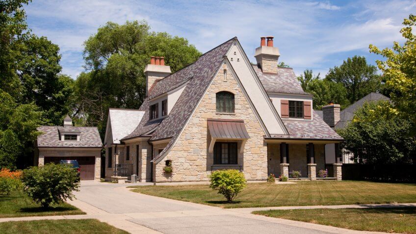 American suburban houseCheck a special lightbox with more real estate photos:.