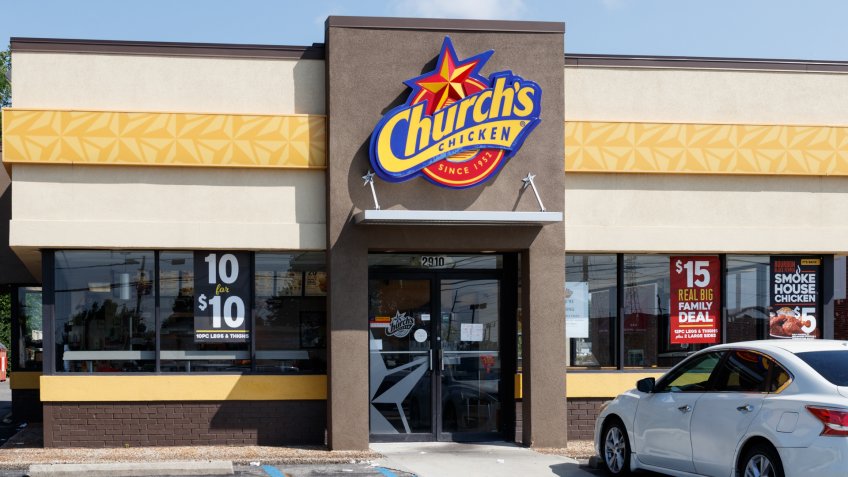 Indianapolis - Circa July 2019: Church's Chicken fast food restaurant.