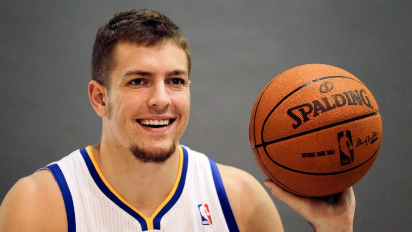 David Lee Golden State Warriors' David Lee during media day in Oakland, CalifWarriors Media Day Basketball, Oakland, USA.
