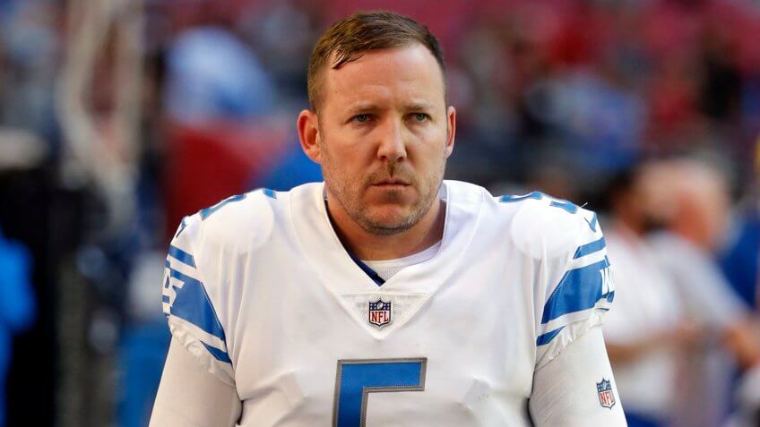 Detroit Lions kicker Matt Prater