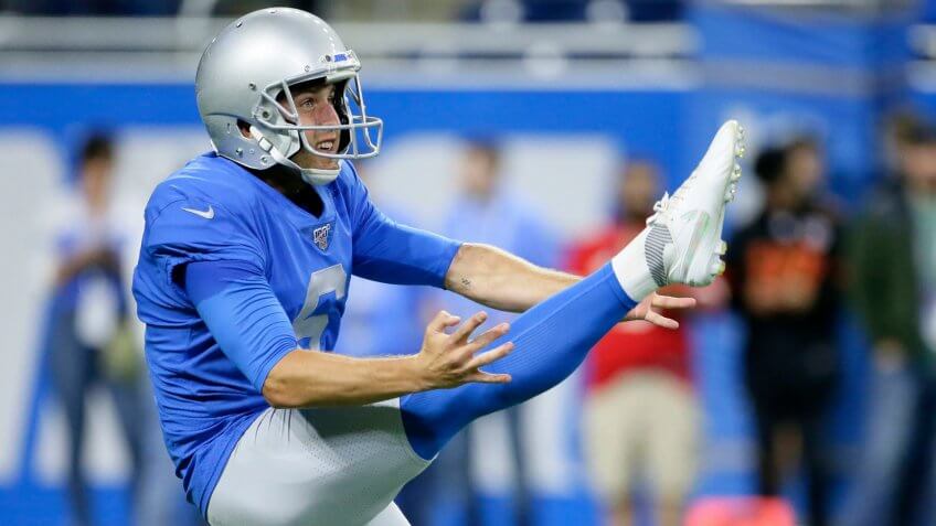 Detroit Lions punter Sam Martin