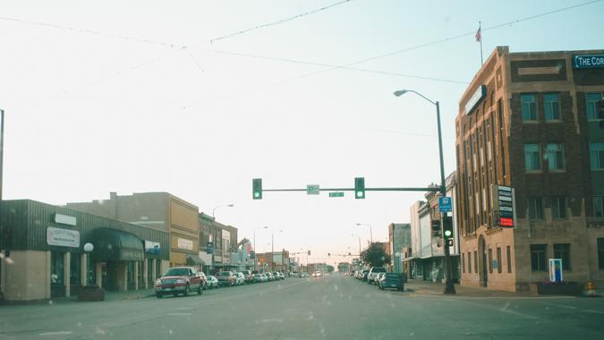 Downtown Huron South Dakota