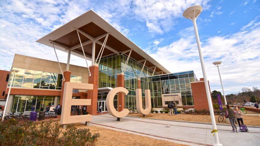East Carolina University's Main Campus Student Center opened on January 17, 2019.