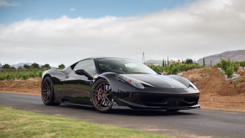 Ferrari 458 Italia Black.