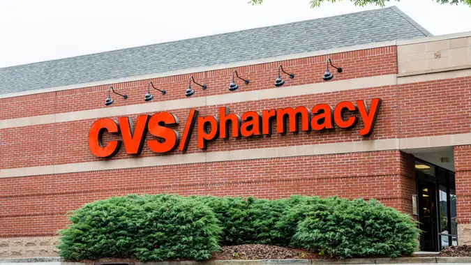 ATLANTA, GEORGIA - May 21, 2014: CVS began in 1963 in Lowell Mass.