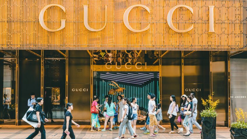 Gucci luxury store in China