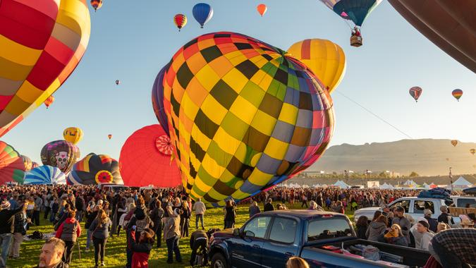 Hot Air Balloon Festival in Albuquerque.