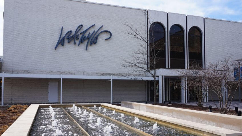 Lord & Taylor is a department store in the United States, Oak Brook, IL April 22, 2018.
