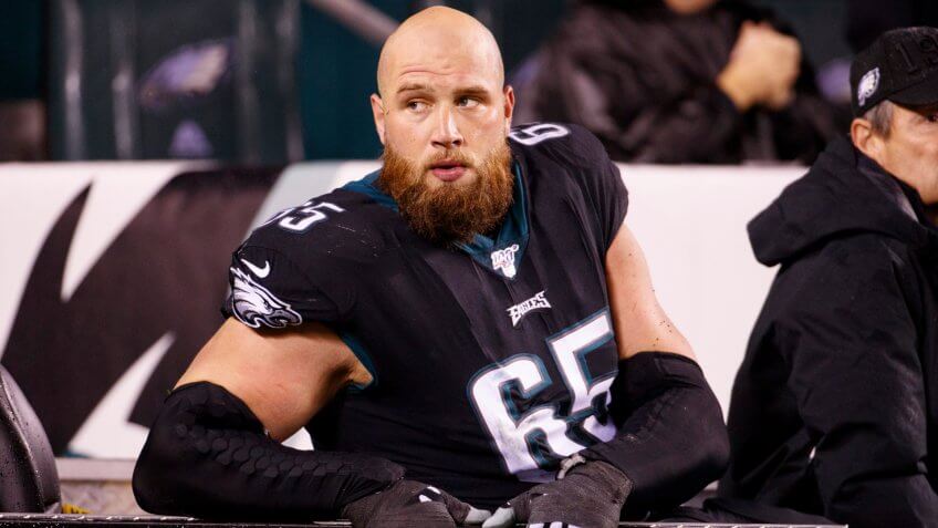 Philadelphia Eagles right tackle Lane Johnson