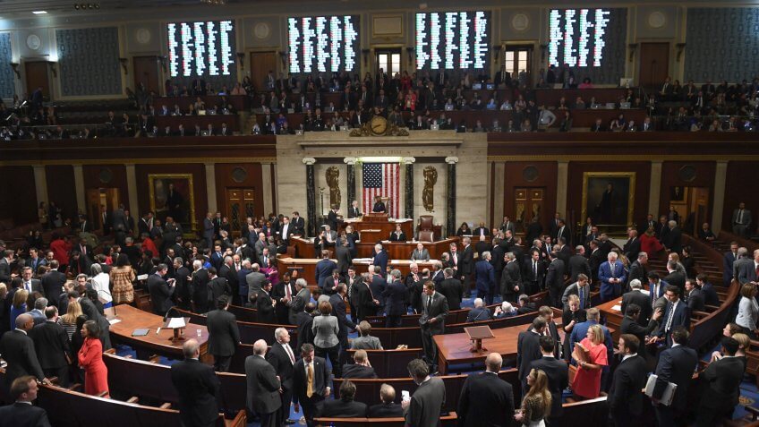 U.S. President Donald Trump impeachment vote hearing